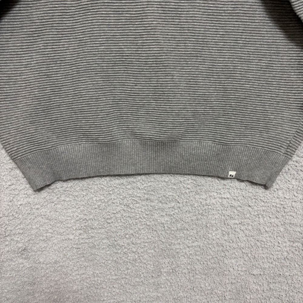 Gray Ribbed Crew Neck Pullover Sweater Size XXXL Workwear Neutral - Picture 6 of 13